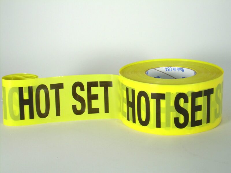 Hot Set Tape 3" x 1000'