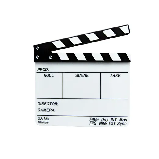 Black and White Camera slate