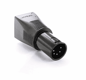 Sescom DMX-5XM-CAT5 C-Point Series 5-Pin XLR Male to RJ45 Adapter