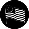 GAM 236 - Bicentennial Flag - Steel Gobo Size A