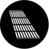 Rosco 77622 - Jail Bars Shadow