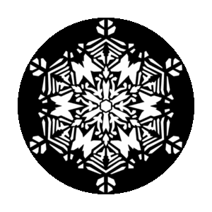Apollo 3237 - Snowflake Heavy Lace