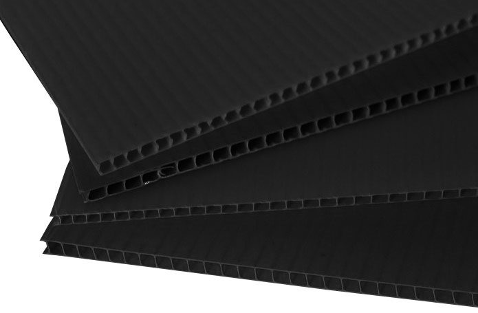 Coroplast black