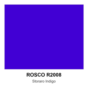 Rosco #2008 - Storano Indigo - 21" X 24" Sheet