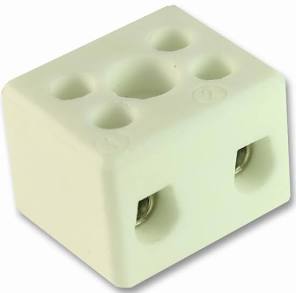 Insulation High Temp Porcelain Ceramic Terminal Block AC 380V 30A
