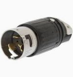 50A Male Edison - Hubbell Twistlock Connector