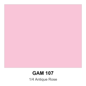 Gam 107 - 1/4 Antique Rose - 20" X 24" Sheet - Lim