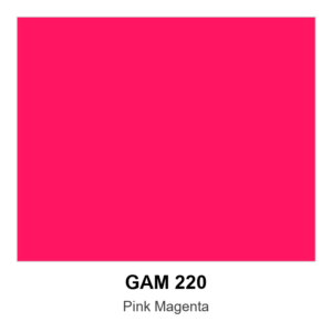 Gam 220 - Pink Magenta - 20" X 24" Sheet - Limited