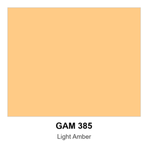 Gam 385 - Light Amber - 20" X 24" Sheet - Limited
