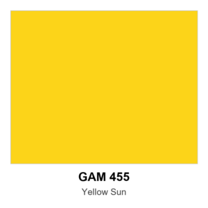 Gam 455 - Yellow Sun - 20" X 24" Sheet
