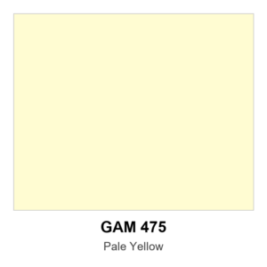 Gam 475 - Pale Yellow - 20" X 24" Sheet