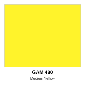Gam 480 - Medium Yellow - 20" X 24" Sheet