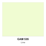Gam 535 - Lime - 20" X 24" Sheet