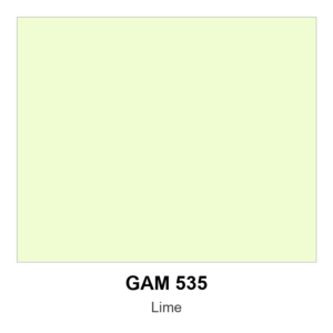 Gam 535 - Lime - 20" X 24" Sheet
