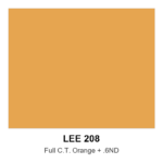 Lee #208 - C.t. Orange + .6 Nd - 60" X 20' Wide Roll