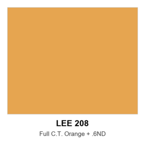 Lee #208 - C.t. Orange + .6 Nd - 60" X 20' Wide Roll