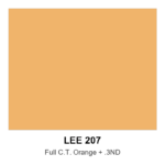 Lee #207 - C.t. Orange + .3 Nd - 25' Quick Roll Per Inch