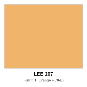 Lee #207 - C.t. Orange + .3 Nd - 25' Quick Roll Per Inch
