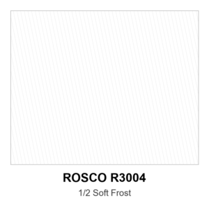 Rosco #3004 - 1/2 Soft Frost - 48" X 25' Roll