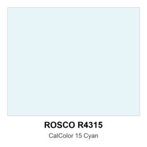 Rosco #4315 - Calcolor 15 Cyan - 48" X 25' Roll