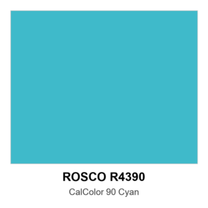 Rosco #4390 - Calcolor 90 Cyan - 48" X 25' Roll