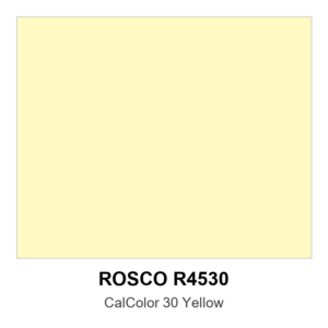 Rosco #4530 - Calcolor 30 Yellow - 48" X 25' Roll