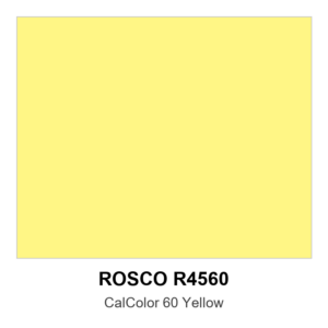Rosco #4560 - Calcolor 60 Yellow - 48" X 25ft Roll