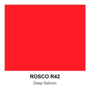 Rosco #42 - Deep Salmon - 24" X 25' Roll