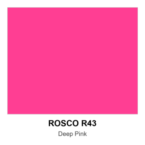 Rosco #43 - Deep Pink - 24" X 25' Roll