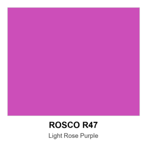 Rosco #47 - Light Rose Purple - 24" X 25' Roll