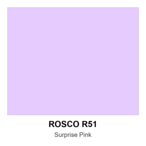 Rosco #51 - Suprise Pink - 24" X 25' Roll