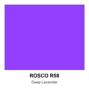 Rosco #58 - Deep Lavender - 24" X 25' Roll