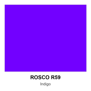 Rosco #59 - Indigo - 24" X 25' Roll
