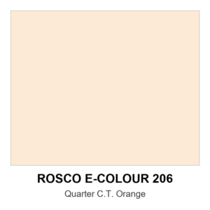 Rosco E-Colour+ #206 - 1/4 C.t. Orange - 48" X 25' Roll