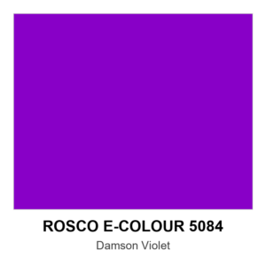 Rosco E-Colour+ #5084 - Damson Violet - 21" X 24" Sheet