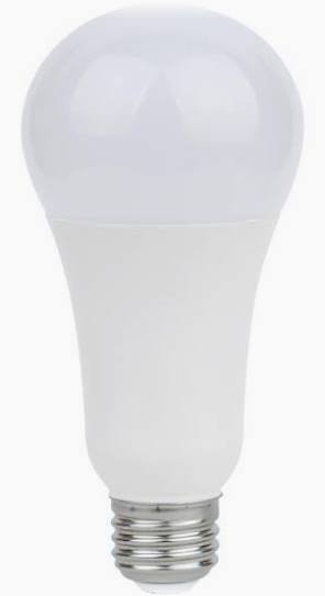 Satco Lighting S8543 Single 15 Watt A21 Medium (E26) LED Bulb with 3000K Color Temperature- Frosted