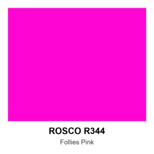 Rosco #344 - Follies Pink - 24" X 25' Roll